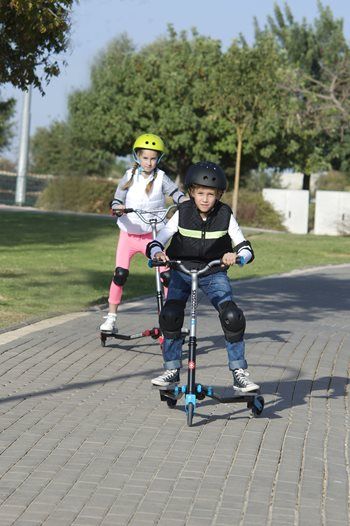 Smart Trike Skiscooter Z5 sparkcykel - blå - 5-7 år
